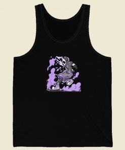 Purple Energy Anime 80s Tank Top