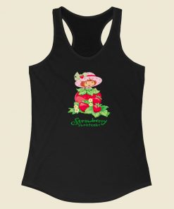 Retro Strawberry Shortcakes 80s Racerback Tank Top