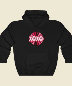 Retro XOXO Hot Pink Hoodie Style