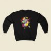 Rocket Ships Technology Art 80s Sweatshirt Style