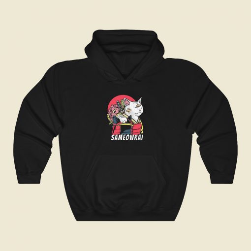 Sameowrai Anime Funny Hoodie Style