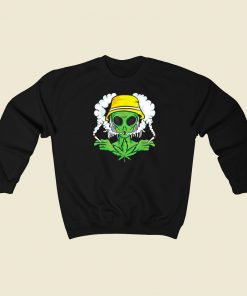 Space Lover Weed Cannabis Funny 80s Sweatshirts Style