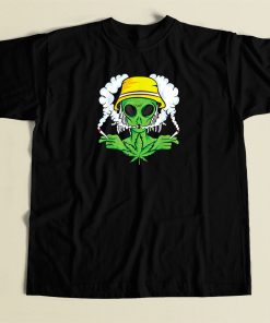 Space Lover Weed Cannabis Funny 80s T Shirt Style