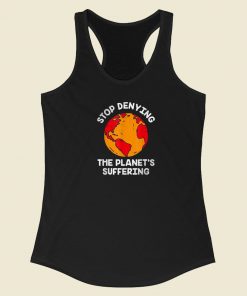 Stop Denying The Planets 80s Racerback Tank Top