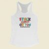 Stuck On You Healthcare Worker Racerback Tank Top