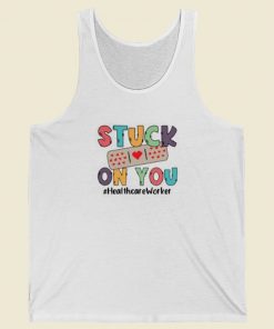 Stuck On You Healthcare Worker 80s Tank Top