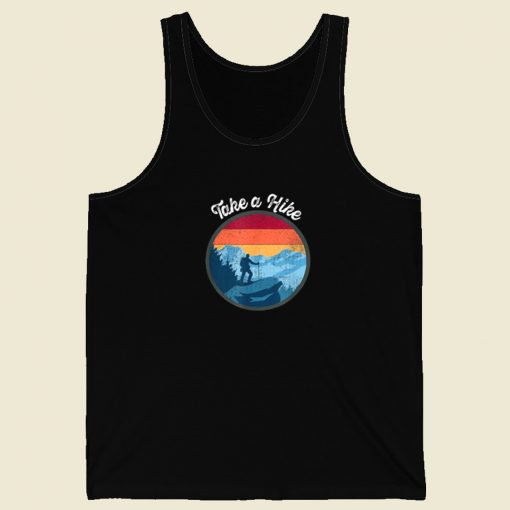 Take A Hike Retro 80s Tank Top