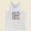 Teaching Alphabet Valentine 80s Tank Top