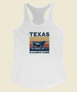 Texas Is Always Home Vintage Racerback Tank Top