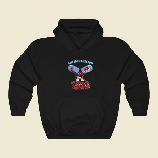 Top Deadpool Antidepression Pills Hoodie Style