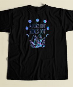 Top Moons Out Runes Out 80s T Shirt Style