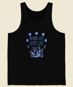 Top Moons Out Runes Out 80s Tank Top