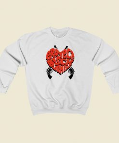 Top Protect Black Women Heart 80s Sweatshirt Style