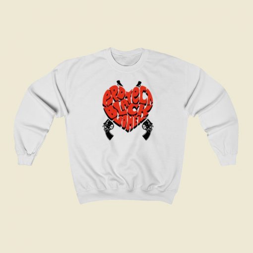 Top Protect Black Women Heart 80s Sweatshirt Style