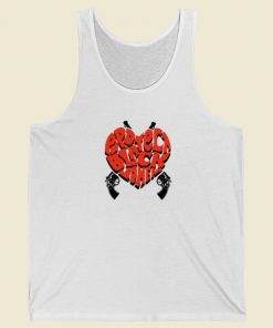 Top Protect Black Women Heart 80s Tank Top