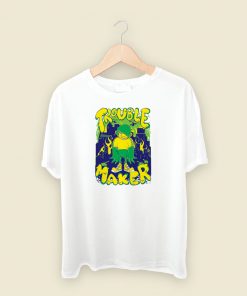 The Boy Is Trouble Maker Graphic 80s T Shirt Style