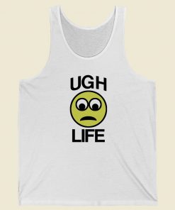 Ugh Life Emoji Funny 80s Tank Top