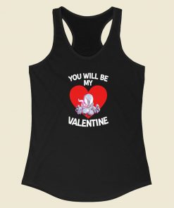 Venom You Will Be My Valentine 80s Racerback Tank Top