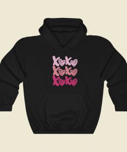 Xo Heart Kisses Happy Valentine Hoodie Style