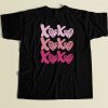 Xo Heart Kisses Happy Valentine 80s T Shirt Style