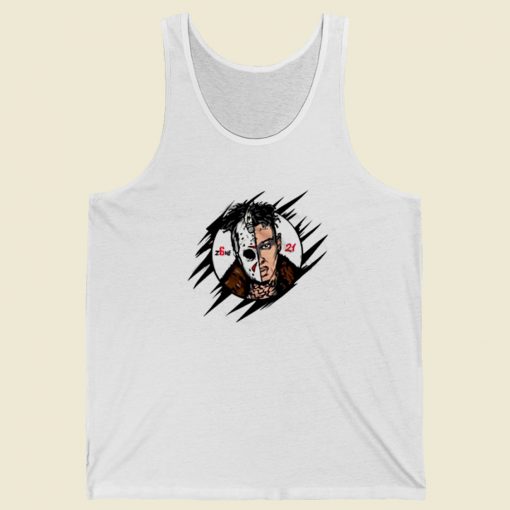 21 Savage Art Old Skull Tank Top