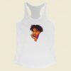 21 Savage Cartoon Face Racerback Tank Top