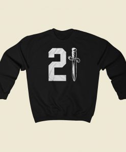 21 Savage Issa Knife Retro 80s Sweatshirts Style