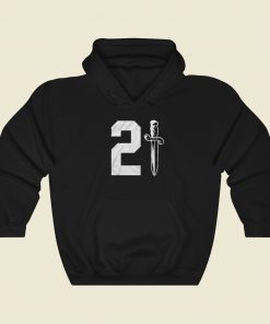 21 Savage Issa Knife Retro Hoodie Style