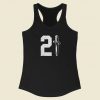 21 Savage Issa Knife Retro 80s Racerback Tank Top