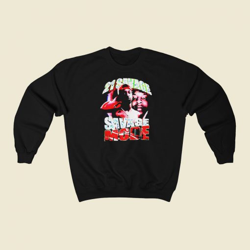 21 Savage Savage Mode 80s Sweatshirts Style