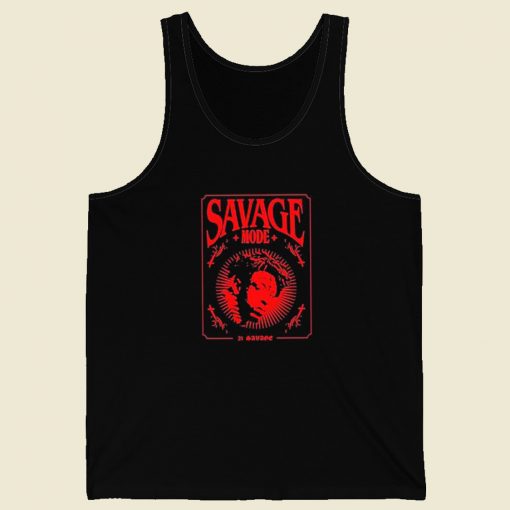 21 Savage Slaughter Gang 80s Tank Top