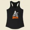 A Moonwork Knight Graphic 80s Racerback Tank Top