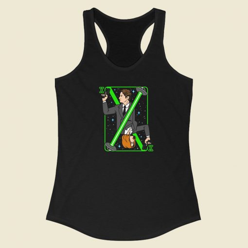 Ace Of Space Mulder 80s Racerback Tank Top