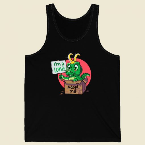 Adopt This Loki Alligator 80s Tank Top