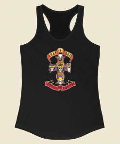 Appetite For Variation Graphic 80s Racerback Tank Top