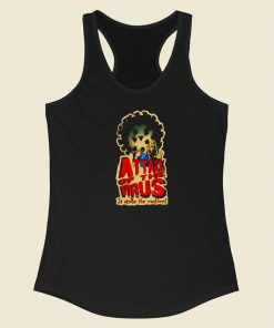 Attack Of The Virus 80s Racerback Tank Top