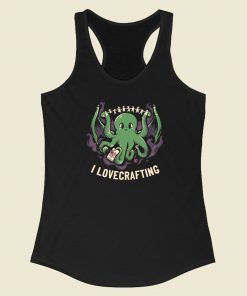 Baby Octopus Lovecreating 80s Racerback Tank Top