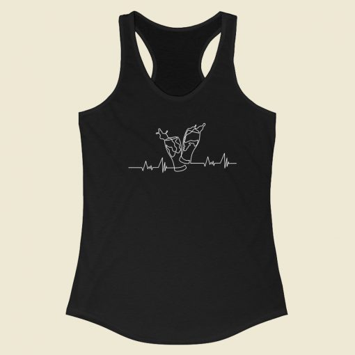 Beer Is Life 80s Racerback Tank Top