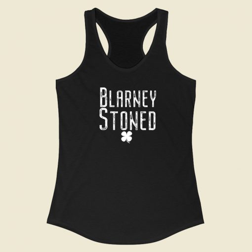 Blarney Stoned Vintage 80s Racerback Tank Top