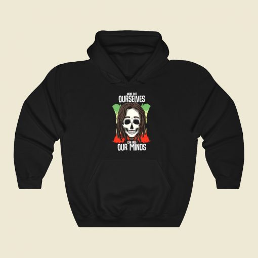 Bob Free Minds Skull Hoodie Style