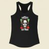 Bob Free Minds Skull 80s Racerback Tank Top