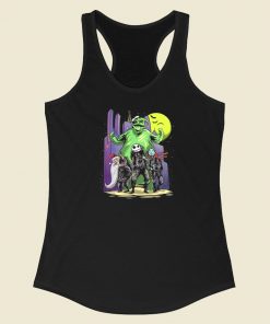 Boogie Busters Graphic 80s Racerback Tank Top