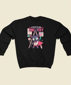 Captain KItty Unlucky 80s Sweatshirts Style