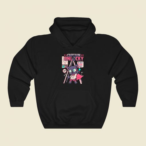 Captain KItty Unlucky Hoodie Style