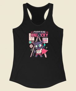 Captain KItty Unlucky 80s Racerback Tank Top