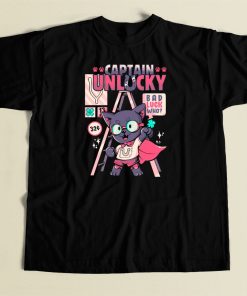 Captain KItty Unlucky 80s T Shirt Style