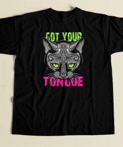 Cat Got Your Tongue 80s T Shirt Style