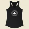 Clover Shamrock Lover 80s Racerback Tank Top