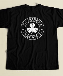 Clover Shamrock Lover 80s T Shirt Style