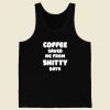 Coffee Save Me 80s Tank Top